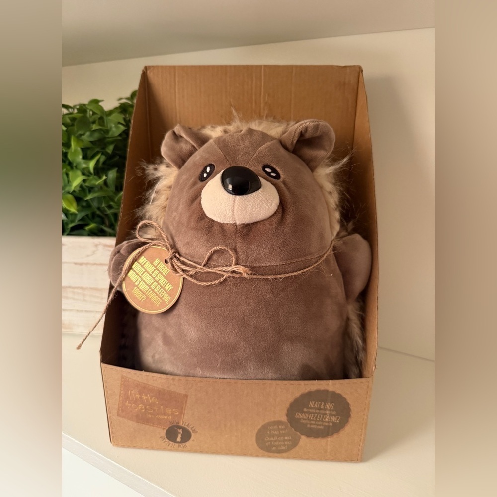 Little Toasties New Zealand Spike The Hedge Hog Heat & Hug Plush NEW!